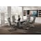 Officesource OS Conference Tables Boat Shaped Conference Table with Elliptical Base OSELP236CG - alternate 4